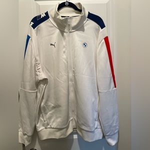 BMW Motorsport Track Jacket by Puma, size xxl, white
